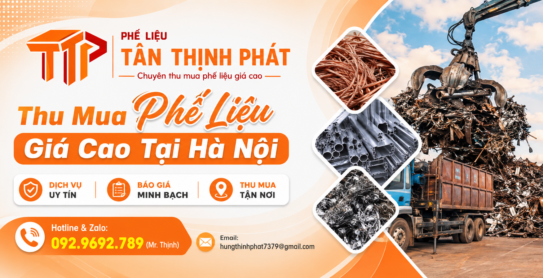 Thu Mua Phế Liệu Giá Cao Tại Hà Nội | Thu Mua Tận Nơi, Báo Giá Nhanh - Phế Liệu Tân Thịnh Phát