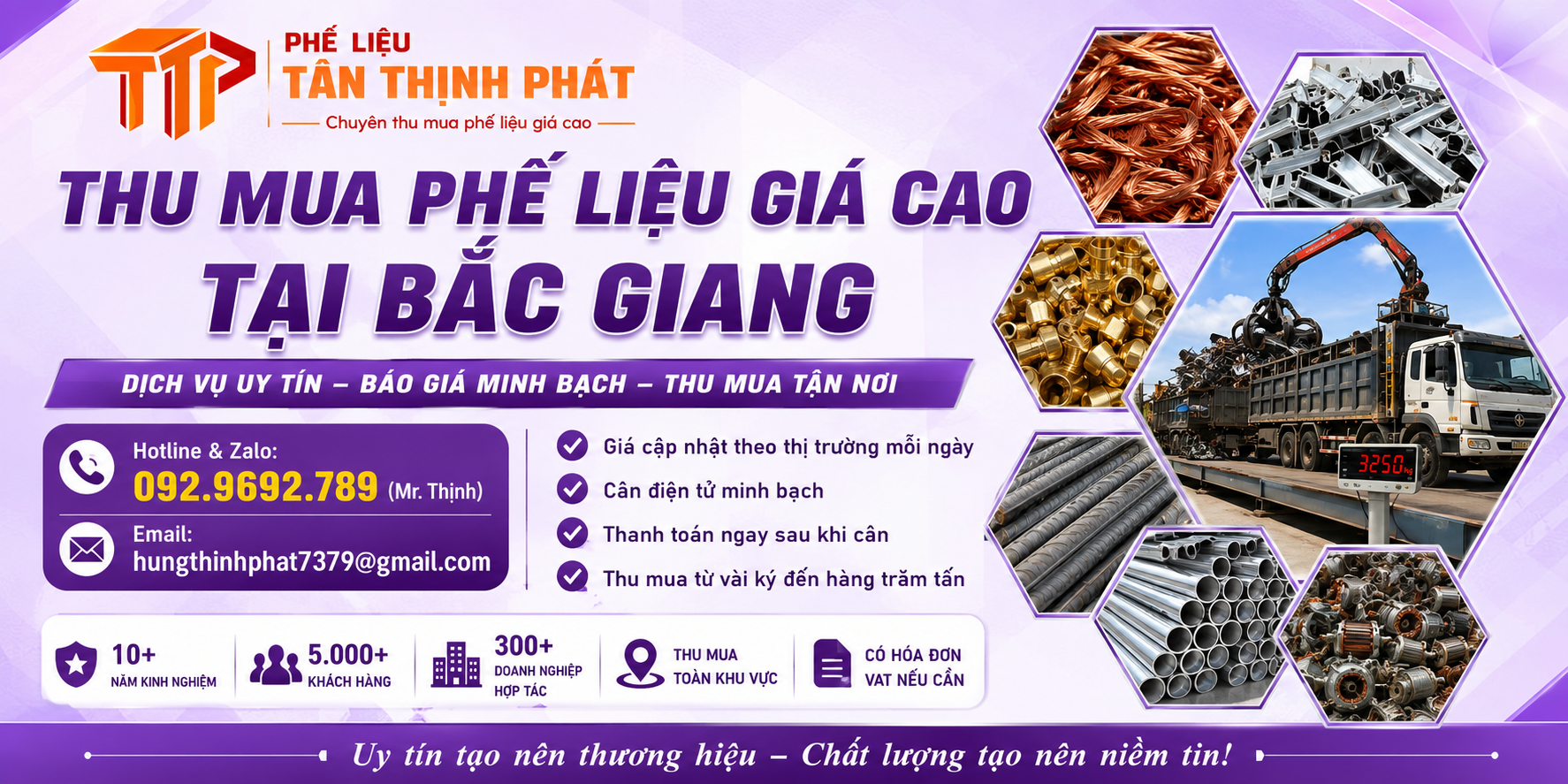 Thu Mua Phế Liệu Giá Cao Tại Bắc Giang | Thu Mua Tận Nơi, Giá Cạnh Tranh - Phế Liệu Tân Thịnh Phát