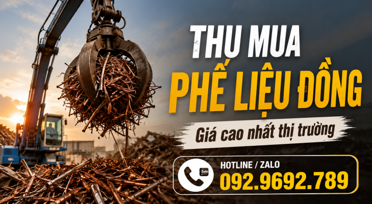 Thu Mua Phế Liệu Đồng Giá Cao – Phế Liệu Tân Thịnh Phát Đồng Hành Cùng Doanh Nghiệp Và Cá Nhân