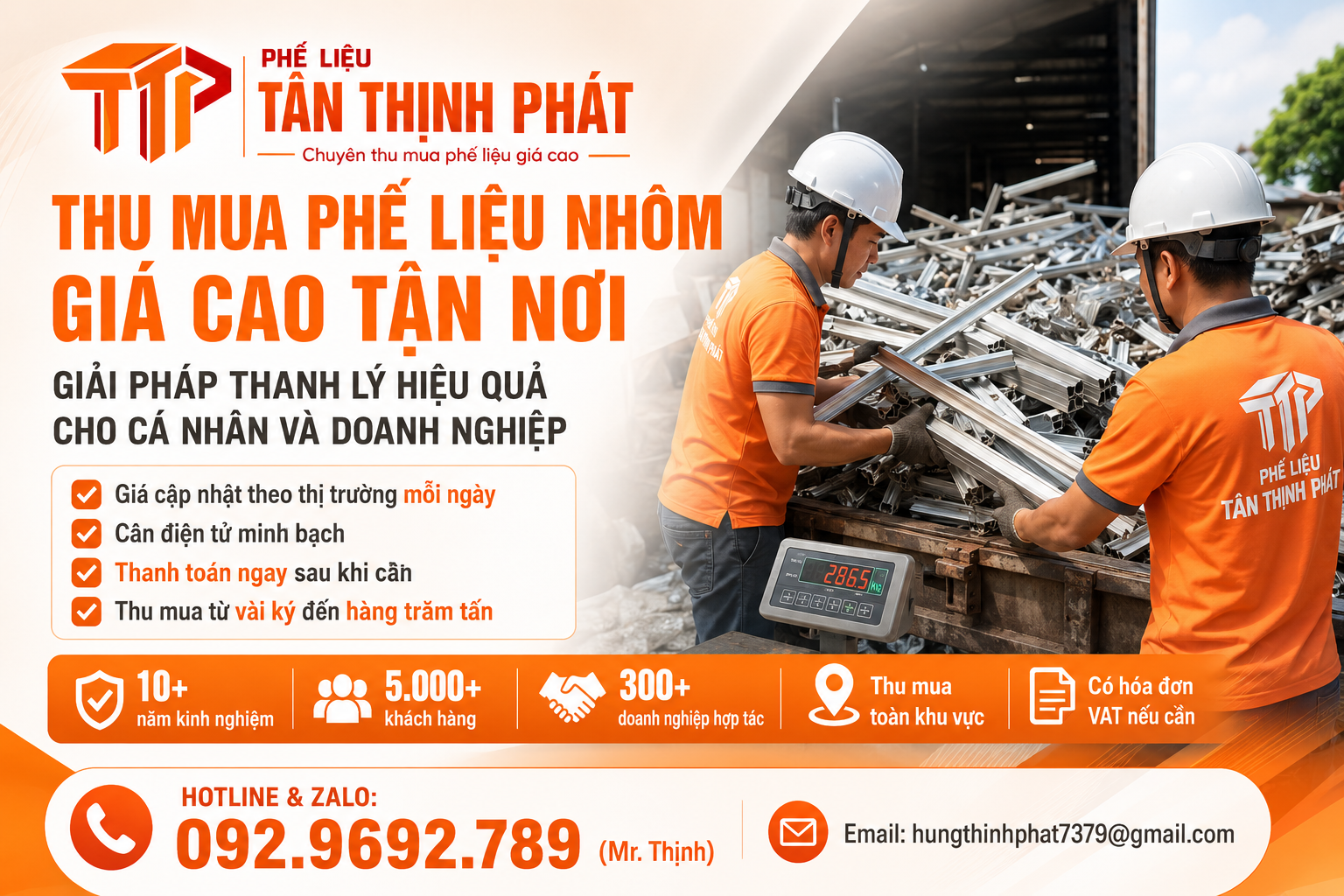 Thu Mua Phế Liệu Nhôm Giá Cao – Giải Pháp Thu Hồi Giá Trị Từ Kim Loại Có Khả Năng Tái Chế Gần Như Vô Hạn