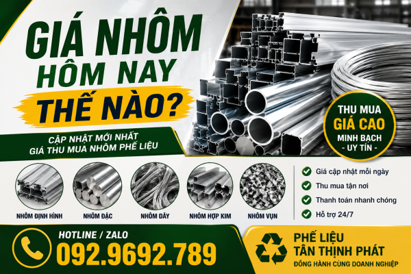 Giá Nhôm Hôm Nay Thế Nào? Cập Nhật Giá Thu Mua Nhôm Mới Nhất | Phế Liệu Tân Thịnh Phát