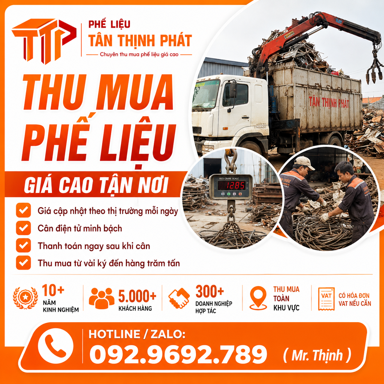 Quy trình thu mua phế liệu công trình tại Ninh Bình