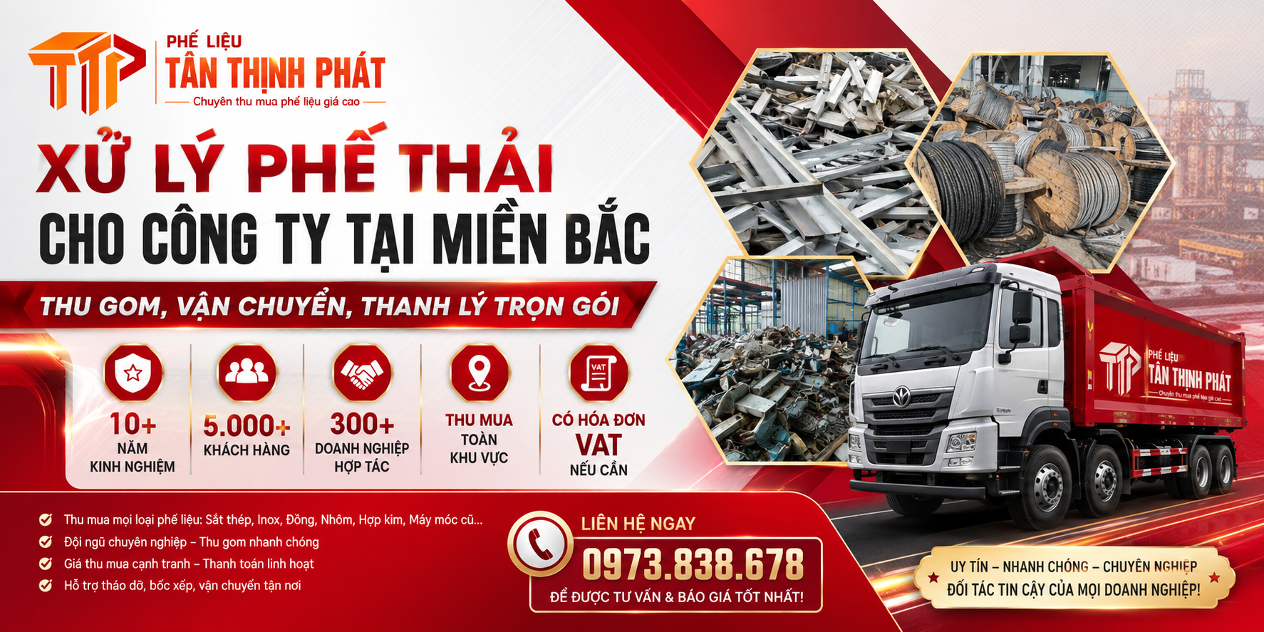 Xử Lý Phế Thải Cho Công Ty Tại Miền Bắc – Giải Pháp Thu Gom Và Thanh Lý Hiệu Quả Cho Doanh Nghiệp