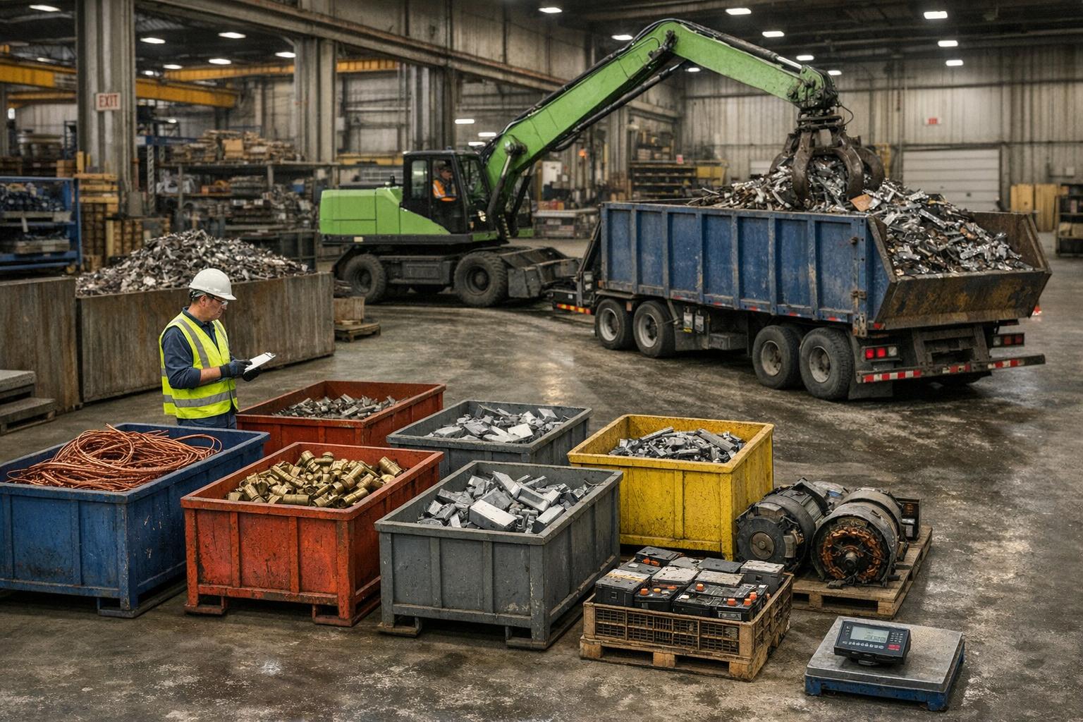 phân loại phế liệu hợp kim