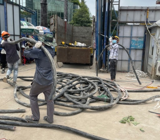 Tân Thịnh Phát thu mua dây điện dư công trình Hà Nội