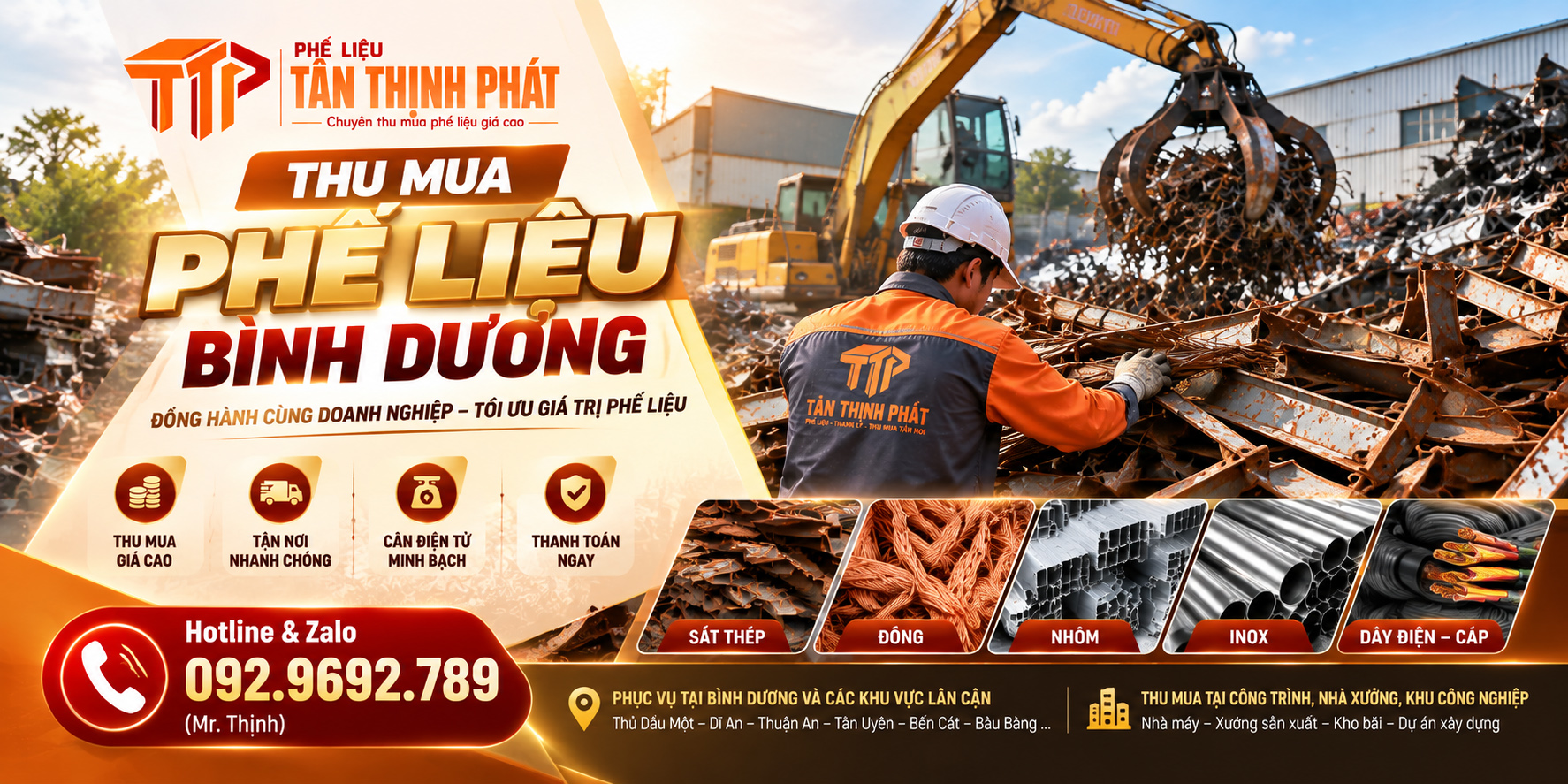 Thu Mua Phế Liệu Bình Dương – Thanh Lý Nhà Xưởng Trọn Gói