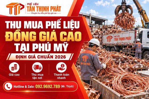Thu Mua Phế Liệu Đồng Giá Cao Tại Phú Mỹ – Định Giá Chuẩn 2026