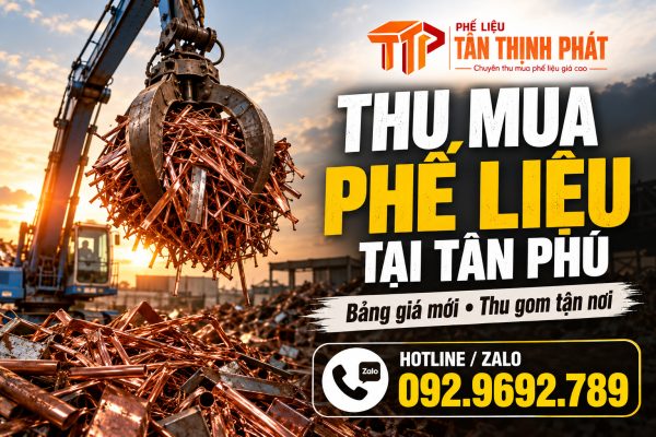 Thu Mua Phế Liệu Tại Tân Phú – Bảng Giá Mới, Thu Gom Tận Nơi