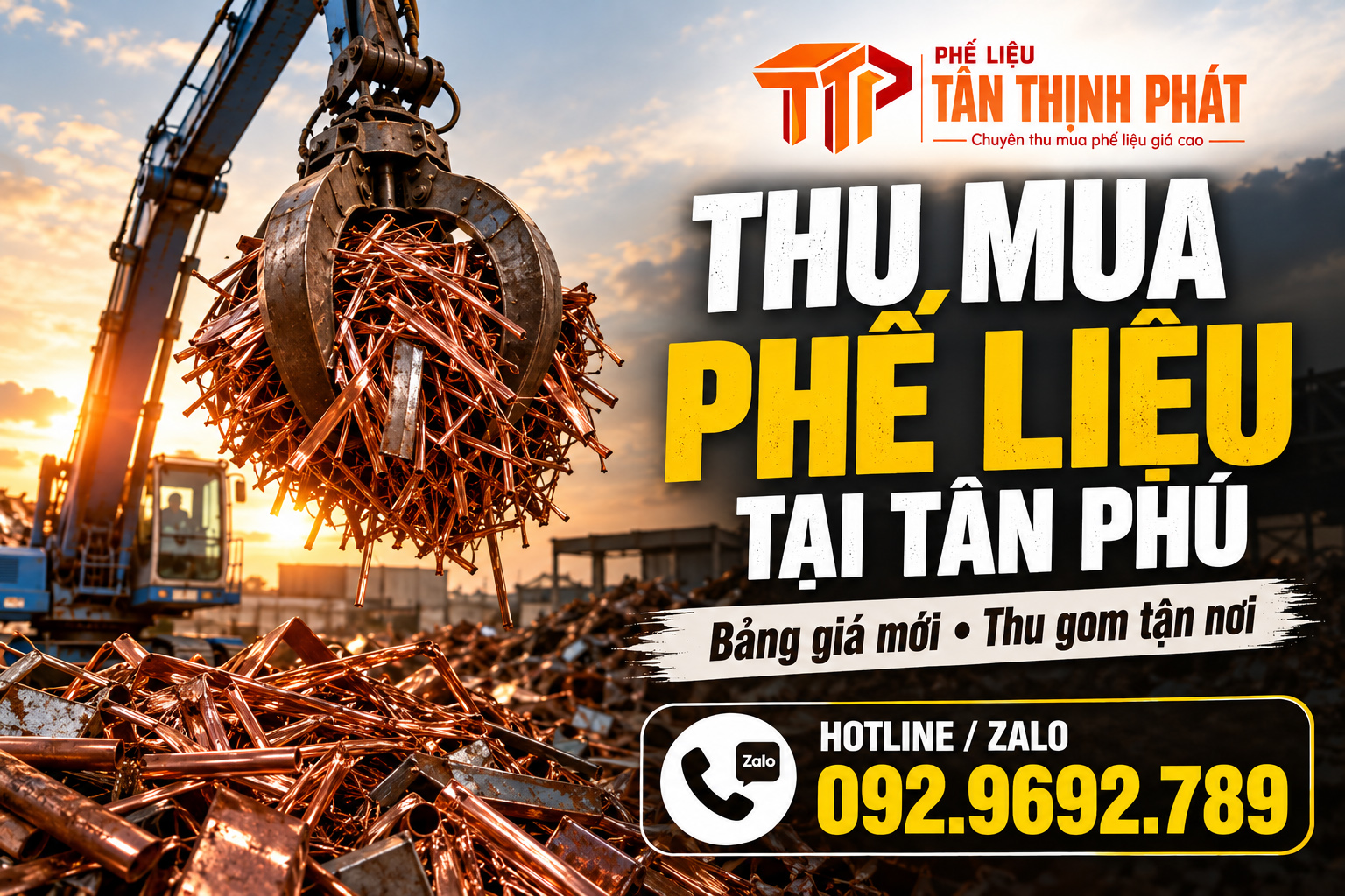 Thu Mua Phế Liệu Tại Tân Phú – Bảng Giá Mới, Thu Gom Tận Nơi