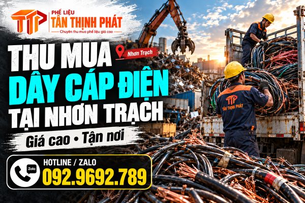 Thu Mua Dây Cáp Điện Tại Nhơn Trạch – Giá Cao, Tận Nơi