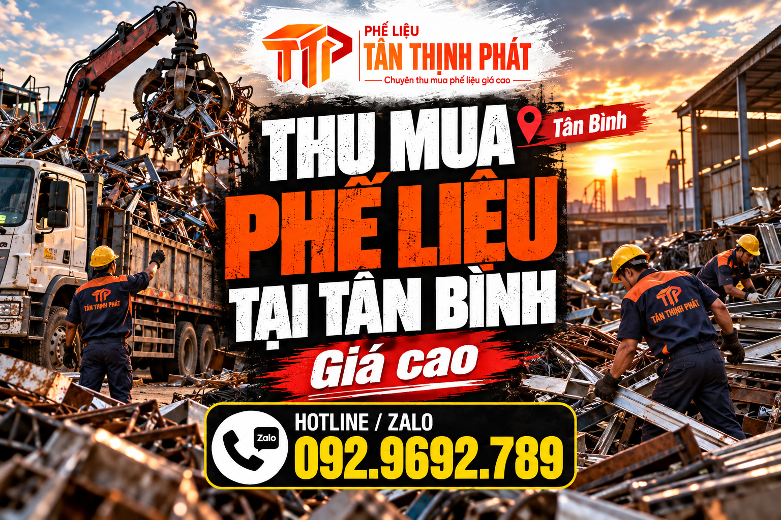 Thu Mua Phế Liệu Tại Tân Bình Giá Cao – Tận Nơi