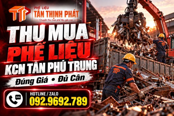 Thu Mua Phế Liệu KCN Tân Phú Trung – Đúng Giá, Đủ Cân