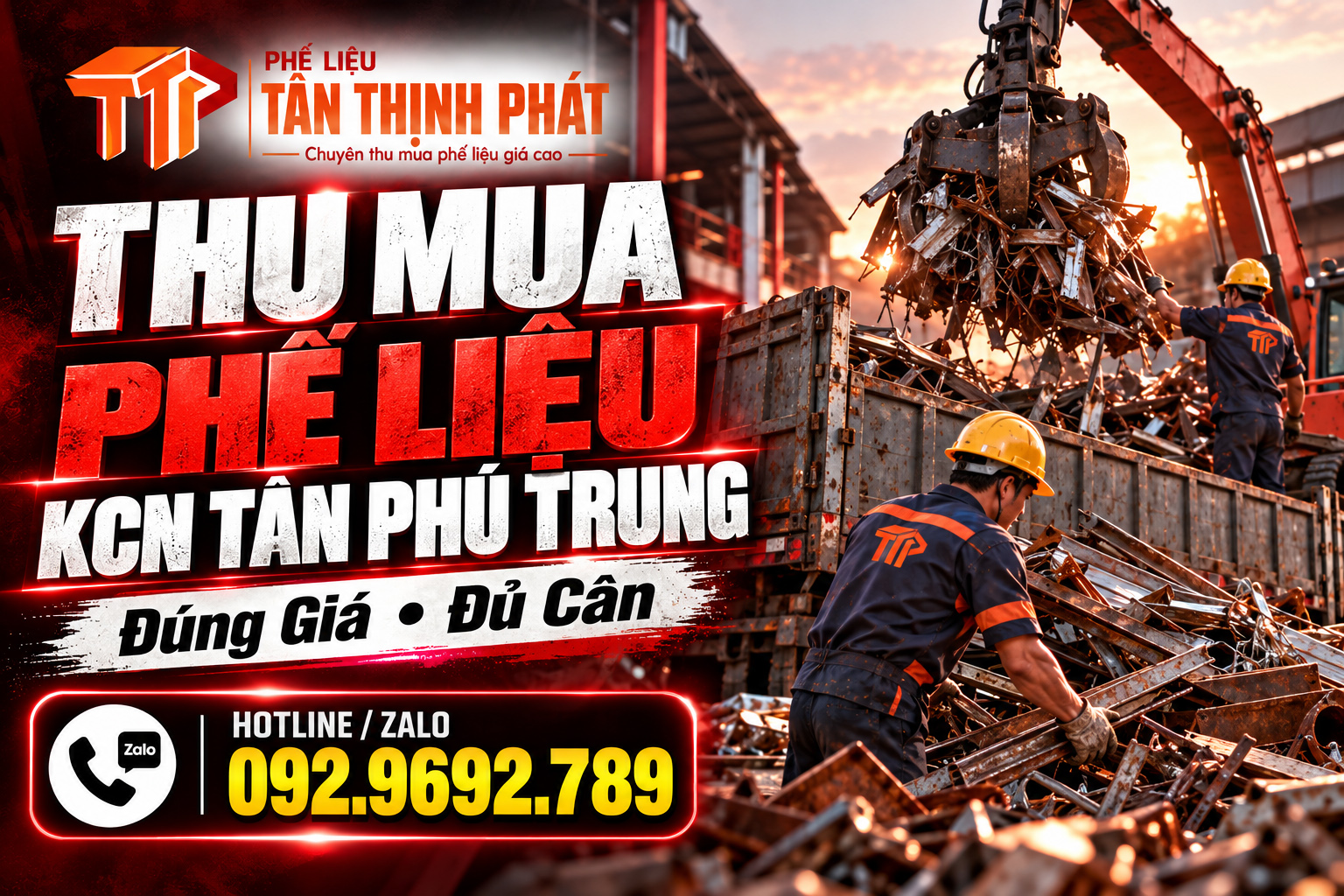 Thu Mua Phế Liệu KCN Tân Phú Trung – Đúng Giá, Đủ Cân