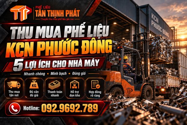 Thu Mua Phế Liệu KCN Phước Đông – 5 Lợi Ích Cho Nhà Máy
