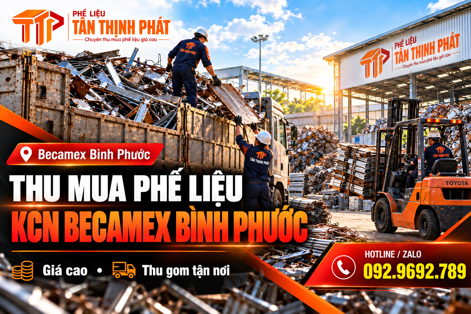 Thu Mua Phế Liệu KCN Becamex Bình Phước – 6 Giải Pháp Tối Ưu