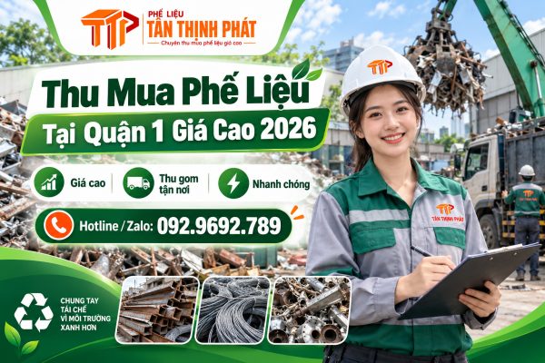 Thu Mua Phế Liệu Tại Quận 1 Giá Cao 2026 – Các Loại Thu Mua