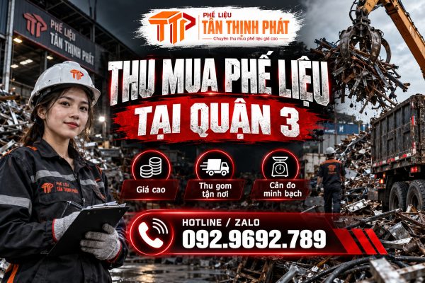 Thu Mua Phế Liệu Tại Quận 3 Giá Cao – Các Loại Thu Mua