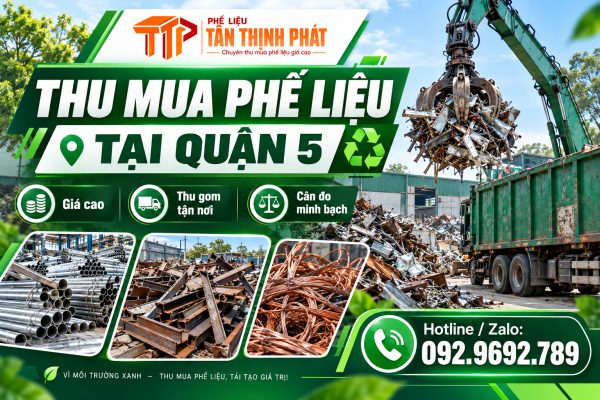 Thu Mua Phế Liệu Tại Quận 5 Giá Cao – Thu Gom Tận Nơi