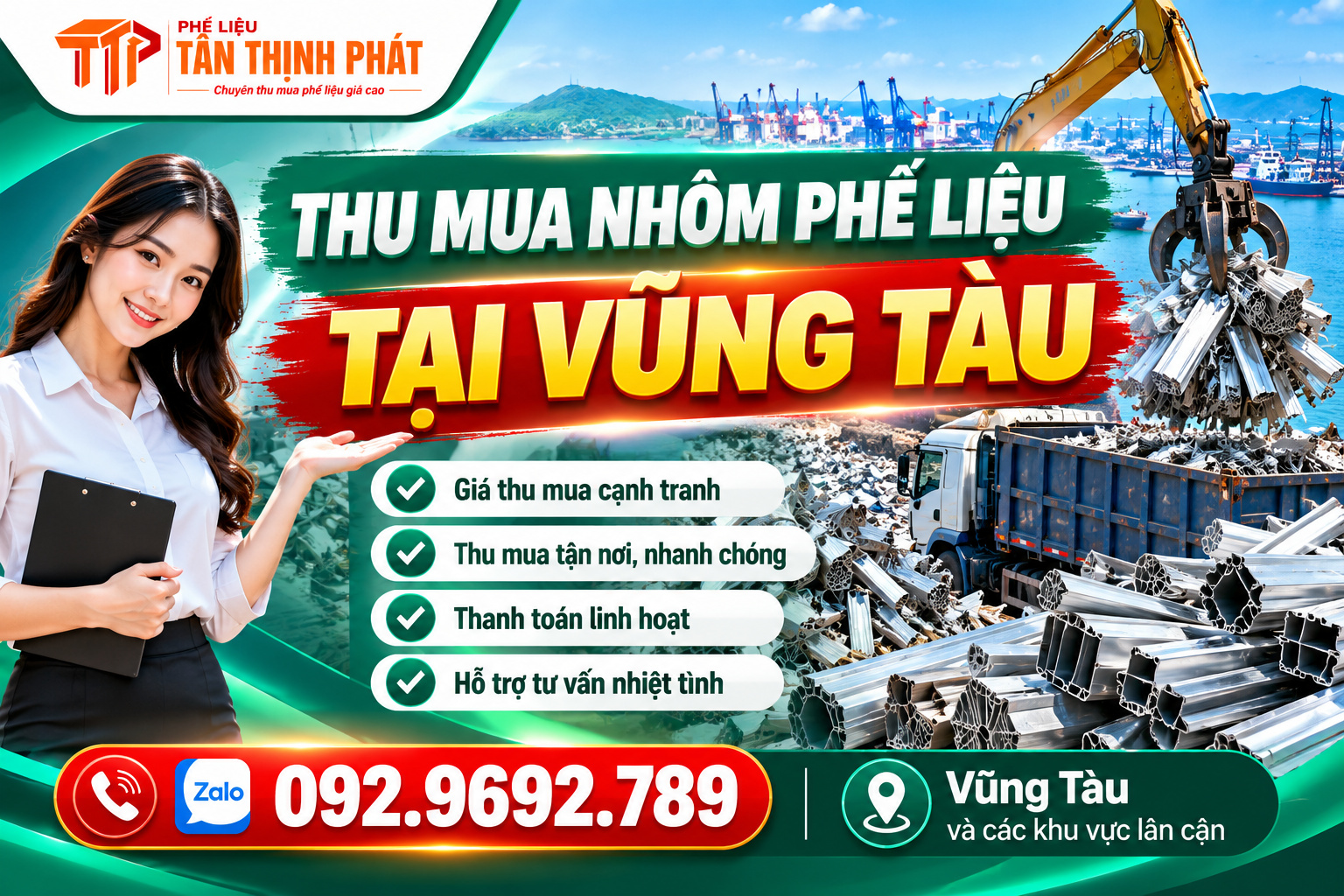 Thu Mua Nhôm Phế Liệu Tại Vũng Tàu – Từ Nhà Xưởng Đến Công Trình