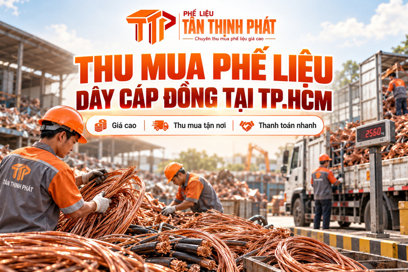 Thu Mua Phế Liệu Dây Cáp Đồng Tại TP.HCM – Định Giá Tận Nơi