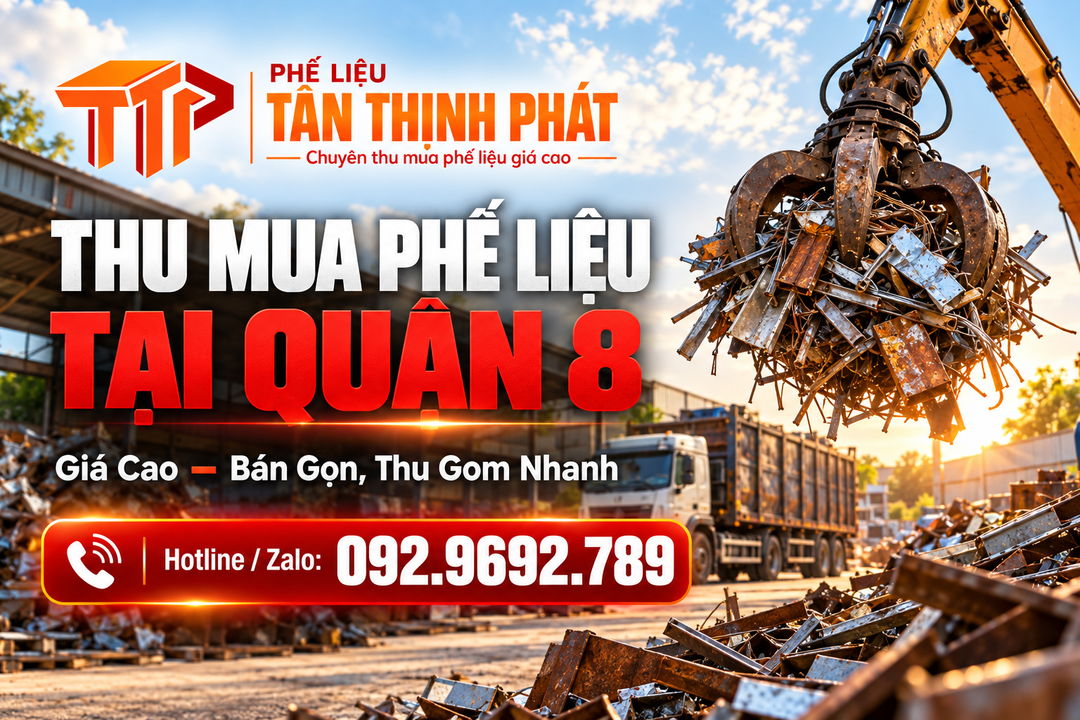Thu Mua Phế Liệu Tại Quận 8 Giá Cao – Bán Gọn, Thu Gom Nhanh