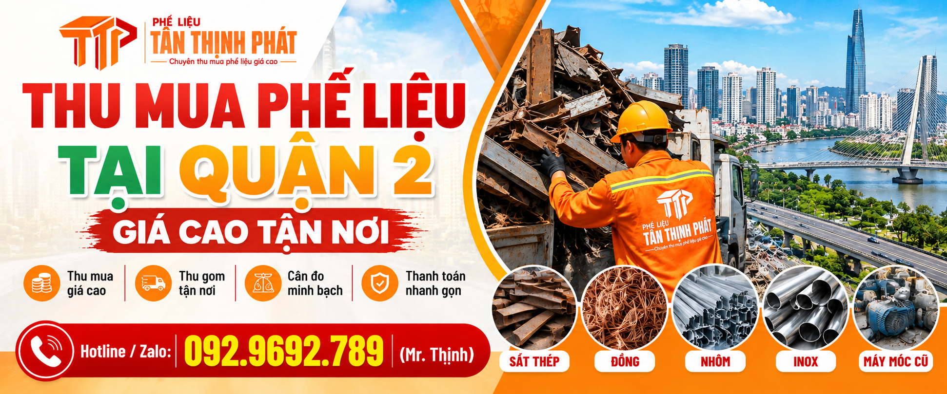 Thu Mua Phế Liệu Quận 2 Giá Cao Tận Nơi 2026 