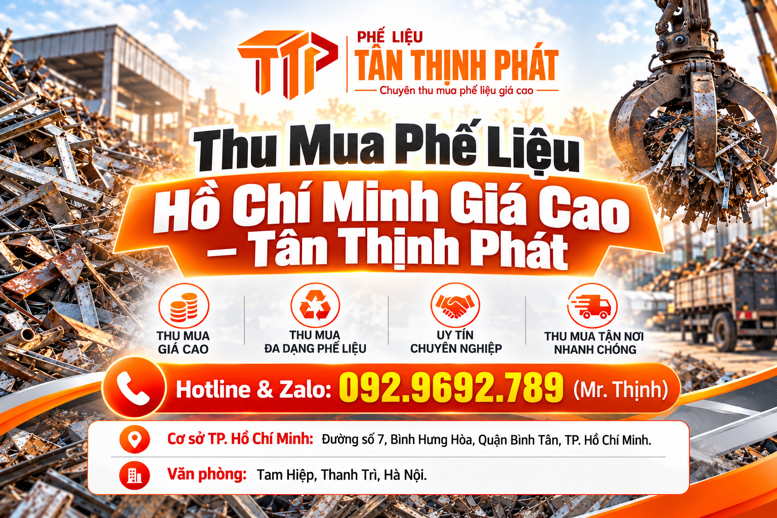 Thu Mua Phế Liệu Nhà Xưởng, Công Trình Tại TPHCM