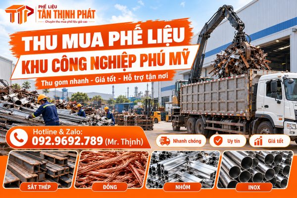 Thu Mua Phế Liệu Khu Công Nghiệp Phú Mỹ – Giá tốt 24/7